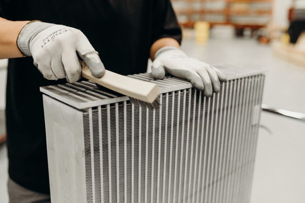 Brushing Aluminum Heat Exchanger