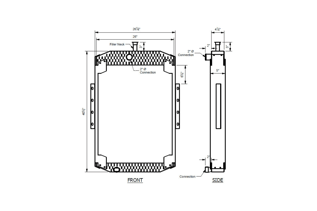 ONAN Genset – Radiator