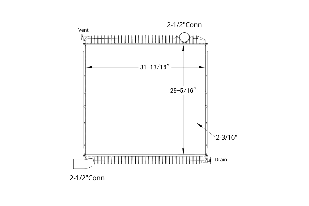 International / Navistar Radiator -2003-2012 Various