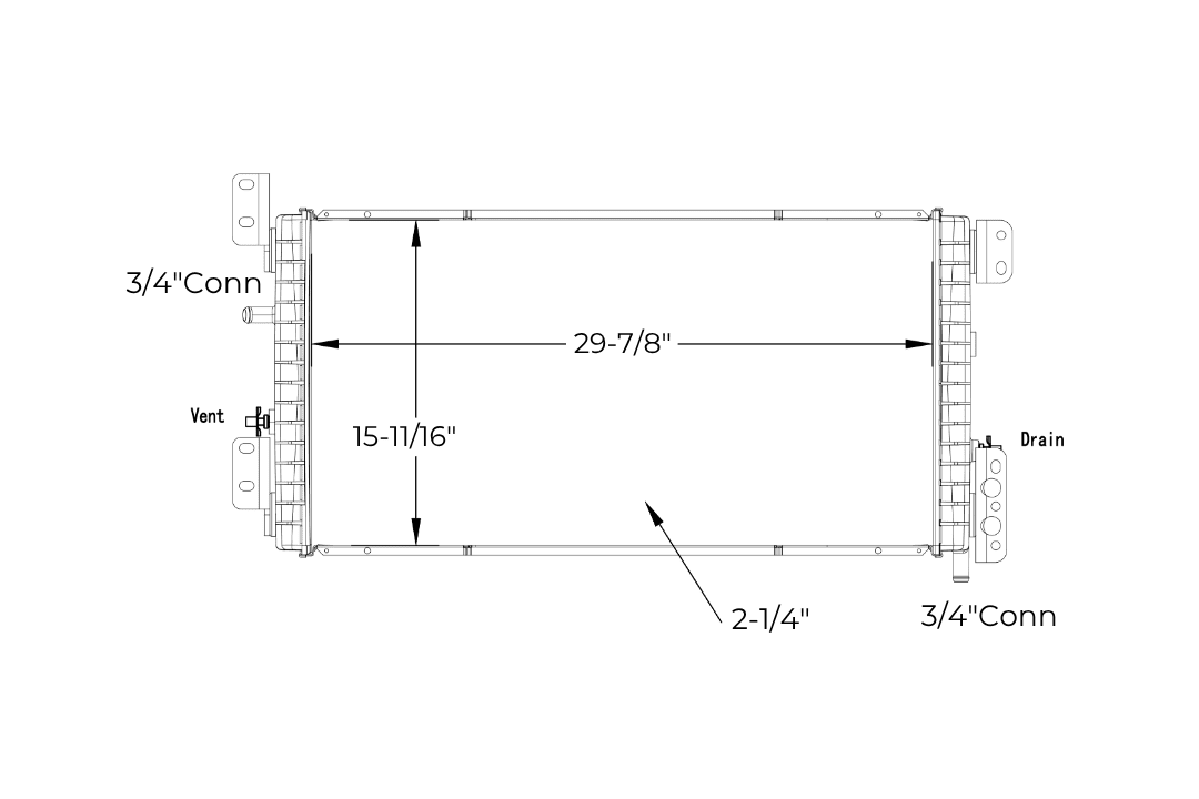 International Low Temperature Radiator – 2010-2013 WorkStar 7300, 7400, 7500 Series